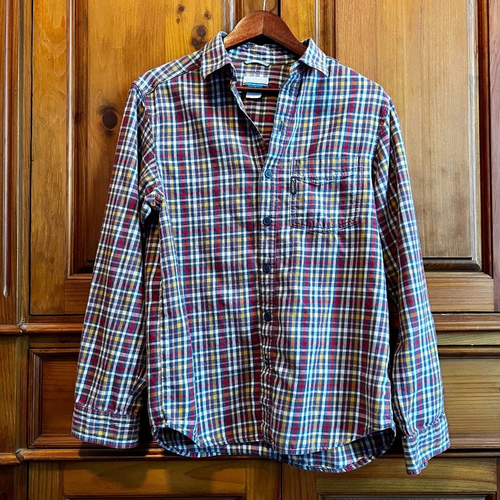 Columbia Plaid Button-Down Shirt - Size Small